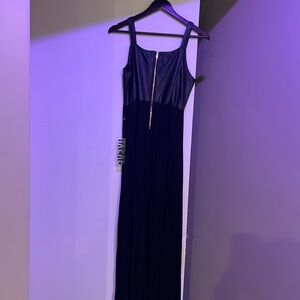 HYFVE Black Maxi Dress with Zipper Detail